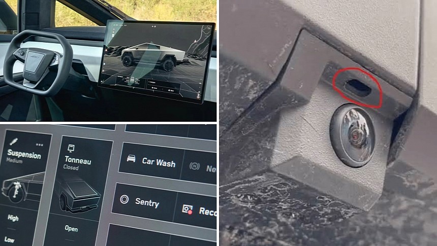 Software update 2023.44.1 brings support for the Cybertruck's bumper camera washer