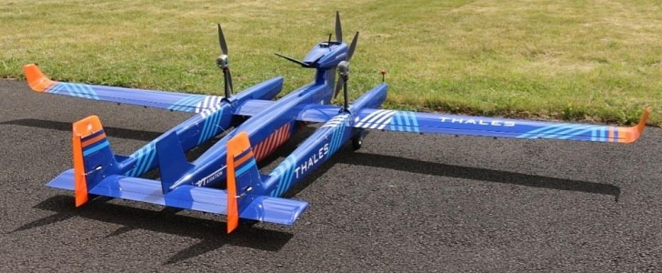 Thales' half-scale prototype long-range drone