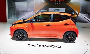New Toyota Aygo Posing From Geneva 2014 <span>· Live Photos</span>