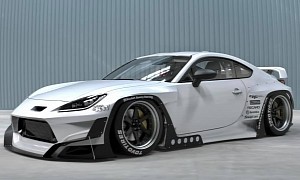 New Toyota GR 86 Looks Insanely Cool With Rocket Bunny Widebody Kit