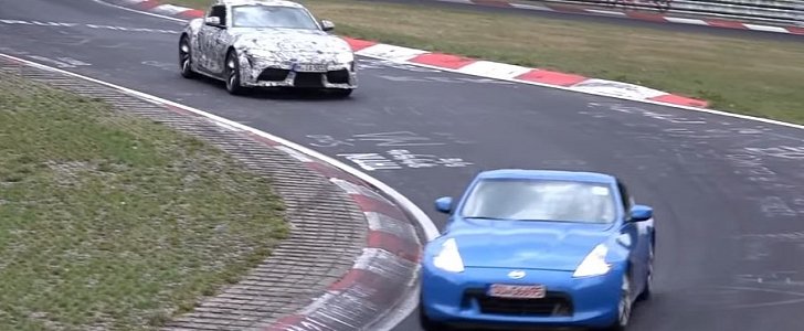 New Toyota Supra Chases Nissan 370Z in Nurburgring Testing