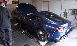 New Toyota Supra With More Powerful B58 Engine Hits the Dyno, Develops 388 RWHP