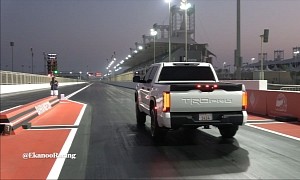 New Toyota Tundra With Stage 2 Tune Conquers the Quarter Mile in 13.6 Seconds