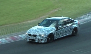 New Turbocharged BMW M3 Whines and Pops Around the `Ring
