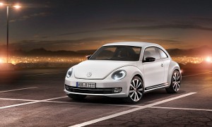 New Volkswagen Beetle on the Road