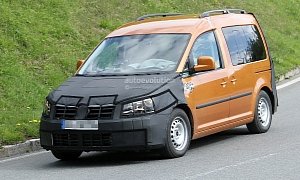 New Volkswagen Caddy Spied Testing for 2015 Launch