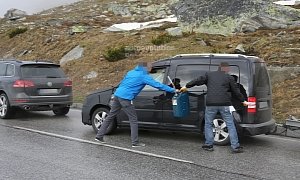 2015 VW Caddy Runs Out of Gas During Testing