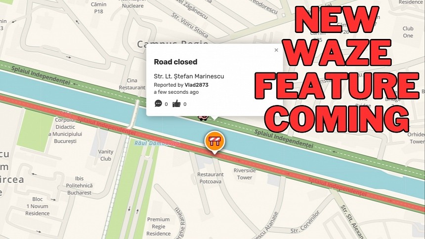 Waze road closure