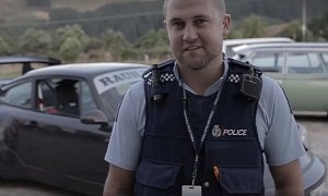 New Zealand Police Officer Drives Country's First RWB Porsche: Badass Reaction