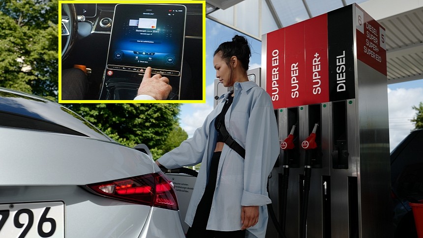 Mercedes-Benz's "Fuel & Pay" System