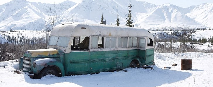 Abandoned Fairbanks Bus 142 from Into the Wild