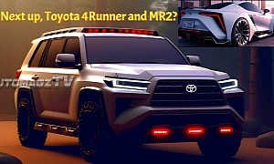 Next Double Toyota Unveiling Should Be 2025 MR2 and 4Runner, Says the CGI World