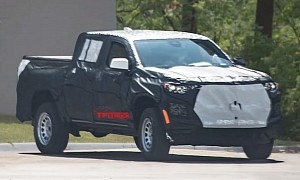 Next-Gen 2023 Chevrolet Colorado Spotted Testing, Out for Ford Ranger Blood