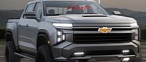 Next-Gen 2025 Chevrolet Silverado Shows Itself From Behind a Digital Smokescreen