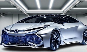 Next-Gen 2025 Toyota GR Corolla Sedan Has a Futuristic, Deep Fake Appearance