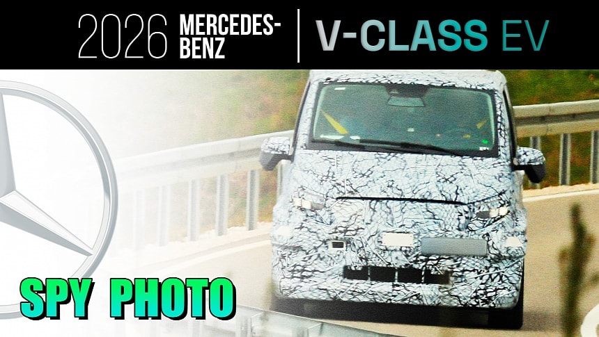 2026 Mercedes-Benz V-Class Electric Mule