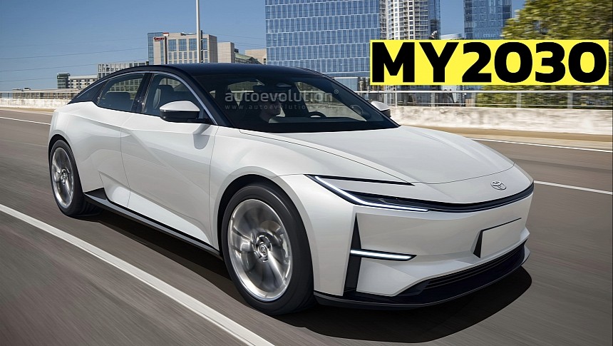 2030 Toyota Camry EV rendering