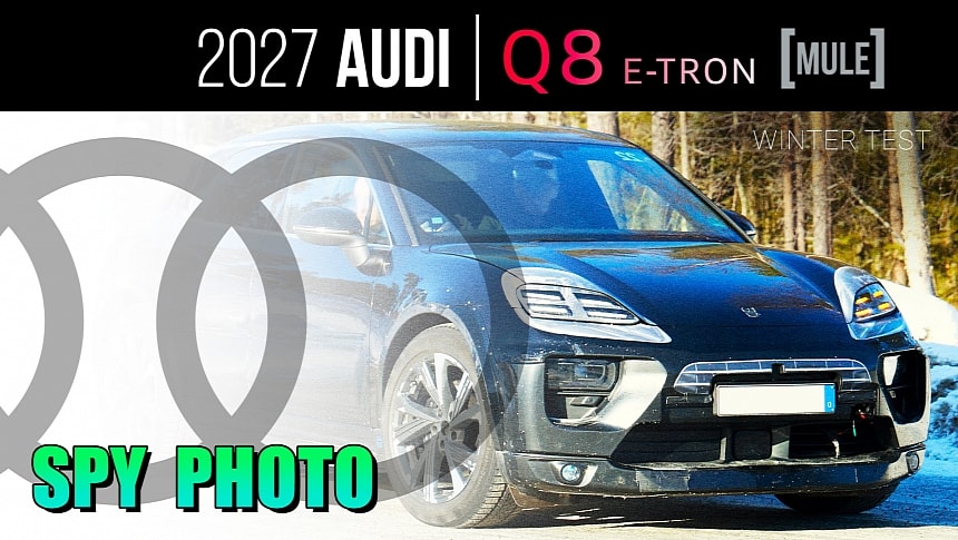 2026 Audi Q8 e-tron - Mule