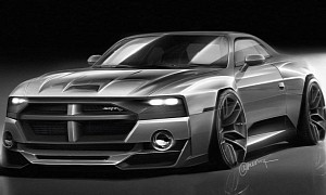 Next-Gen Dodge Charger Imagined in Tasty Sketch, Electrification Ignored for Now