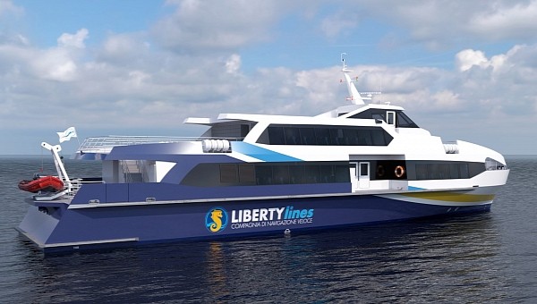 Incat Crowther has designed hybrid ferries that will be powered by a Rolls-Royce MTU hybrid system