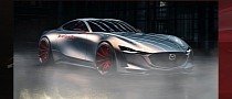 Next-Gen Halo Mazda RX-9 Sports Car Gets Imagined Based on Nearly Forgotten Patent