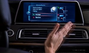 Next Gen iDrive with Gesture Control and Touchscreen Unveiled at 2015 CES