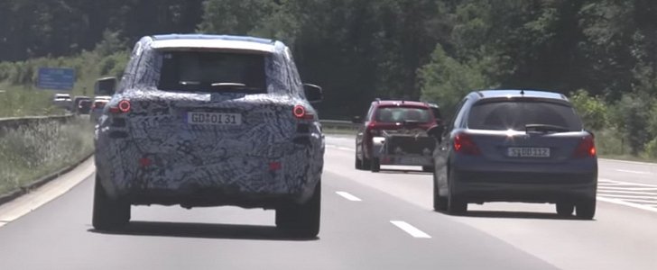 Next-Gen Mercedes GLE-Class SUV Spied on German Highway