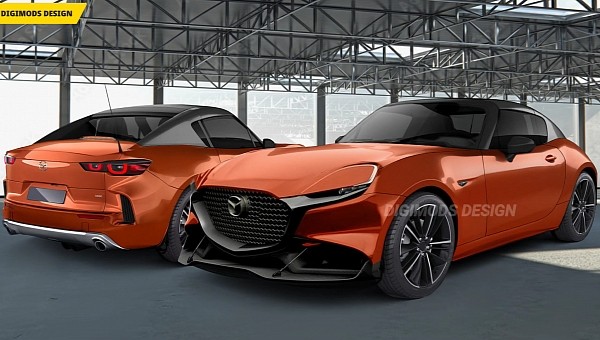 Mazda MX-5 Miata Turbo CGI new generation by Digimods DESIGN 