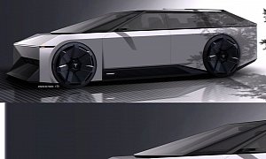 Next-Gen Tesla Model S "Wagon" Rendered with Cybertruck Design, Looks Savage