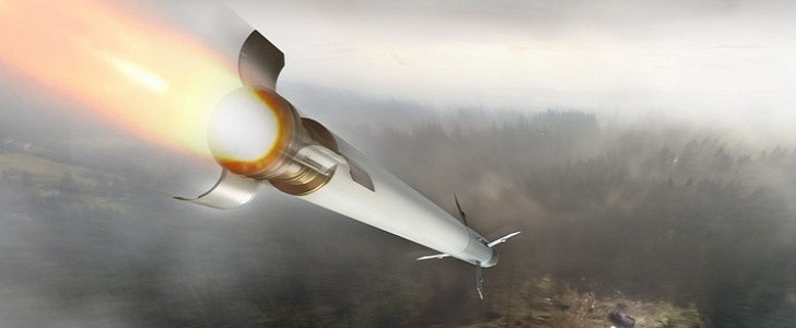 BAE System APKWS laser-guided rocket