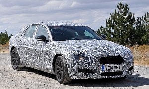 Next-Generation Jaguar XF Spied Testing Its New Aluminum Platform