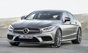 Next-Generation Mercedes-Benz CLS-Class Rendered with AMG GT Details