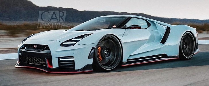 Next-Generation Nissan GT-R (mid-engined) rendering