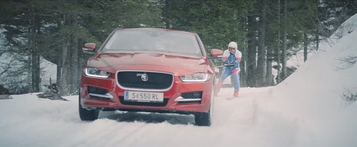 Jaguar speed record on skis