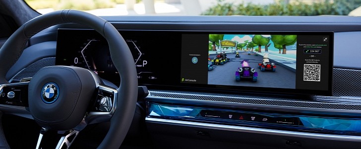 BMW i7 with In-Car Gaming Feature