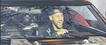 Neymar Attends Batman Premiere in Paris, Sits in the Batmobile for Some Reason