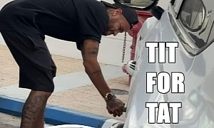 Neymar Slashes the Tires on Teammate's SUV in Retaliation for Shoe-Tying Prank