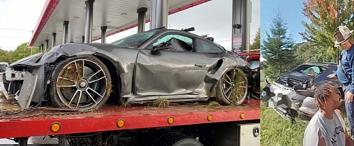 Myles Garrett crashes his Porsche 911 Turbo S