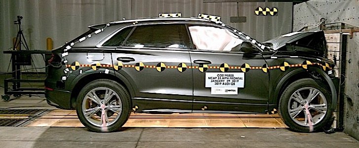 2019 Audi Q8 NHTSA frontal crash test