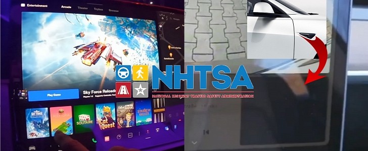 NHTSA Raises Its Tone About Tesla Issues With Video Games and Repeater Cameras