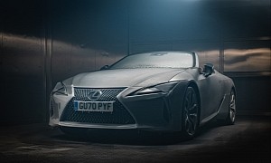 Nice Lexus LC Convertible Was Left Freezing at Zero Fahrenheit With the Top Down