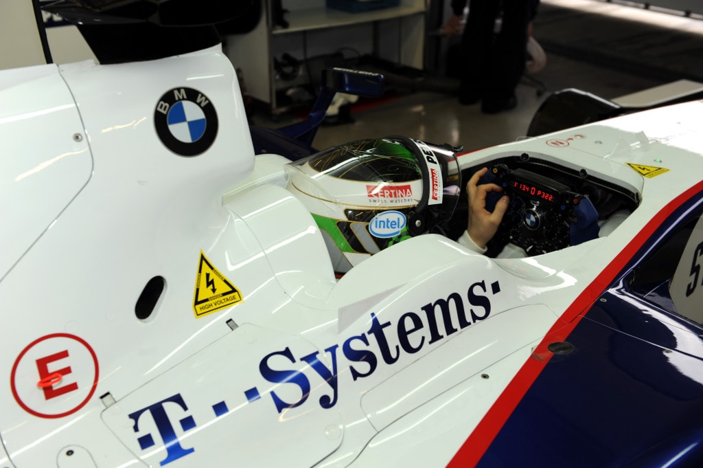 Nick Heidfeld, on board of his BMW Sauber F1.09