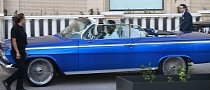 Nick Young Seen Driving His 1962 Chevy Impala He Got from Iggy Azelea