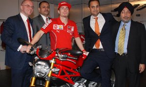 Nicky Hayden Inaugurates Ducati India Showroom