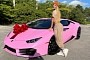 Nicky Jam's Christmas Present to Girlfriend Genesis Aleska Is a Pink Lamborghini Huracan