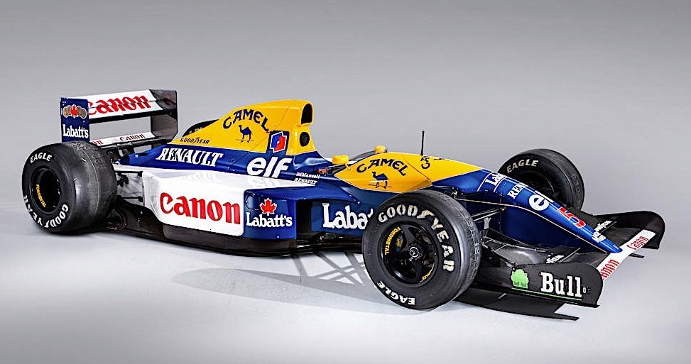 Nigel Mansell's Working Williams-Renault FW14B Formula 1 Car on