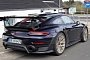 Night Blue Metallic Porsche 911 GT2 RS Has Nurburgring Record License Plate