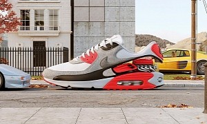 Nike Air Max 90 Infrared "V8" Is Motor-Sneaker Art