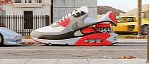 Nike Air Max 90 Infrared "V8" Is Motor-Sneaker Art