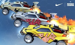 Nike Air Zoom Mercurial Decals and Wheels Join Rocket League Today